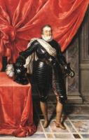 Pourbus, Frans the Younger - Henry IV, King of France in Armour